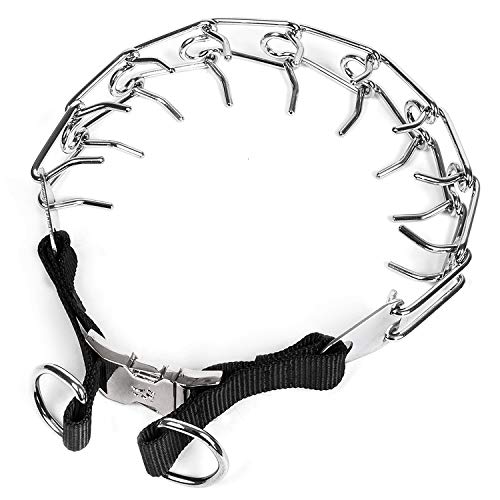 Pettom Dog Prong Training Collar Adjustable Choke Chain Pinch Pet