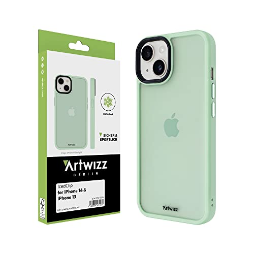 Artwizz IcedClip für iPhone 14, mint-green