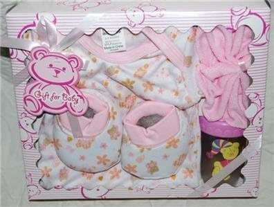 Lil Mimos 4 pc Baby Girl Gift Set