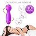 BOMBEX Vibrator Wand Massager, Handheld Clit G-spot Vibrator, 10X Speeds Cordless Portable Personal Massager, Adult Sex Toy for Women