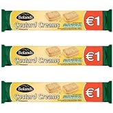 Bolands Custard Creams, 3 bag pack, 125g per pack