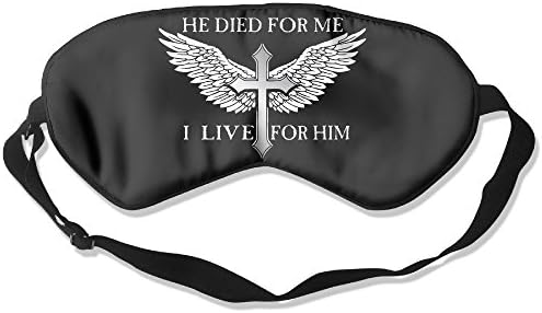 He Died For Me I Live For Him Comfortable Sleep Goggles Sleep Eye Mask Sleep Anywhere Anytime