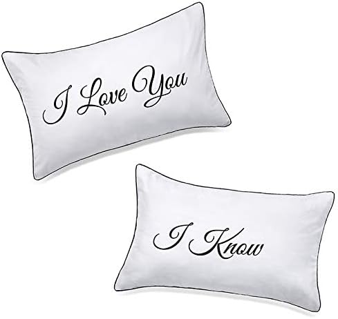 Amazon Com Dasyfly His Hers Couples Pillowcases For Girlfriend