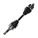 Front Driver and Passenger CV Axle Assembly Set Neoprene Boots Moly Greased Compatible with 2001-2008 Ford Escape 2001-2008 Mazda Tribute 2005-2008 Mercury Mariner Automatic Transmission