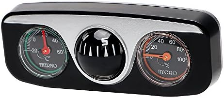 Holdream Car Boat Vehicles Navigation Compass Thermometer Hygrometer Auto Interior Accessories Decoration