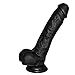 Liquid Silicone Dildo,Tracy's Dog 8 Inch Realistic Suction Cup Dildo Adult Masturbation Sex Toy (8 Inch)