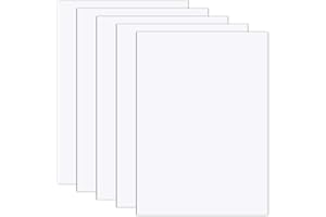 5 Pcs Self Stick Mounting Board for Cross Stitch, 11 X 14 inch White Picture Frame Backing Board for Cross Stitch Crafts Pict