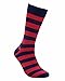 Rambutan Men's Space Collection Rayon made from Bamboo Seamless Dress Socks US 8.5-12.5 (Red-Blue)