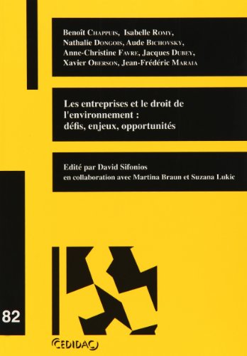 Les  entreprises et le droit de l'environnement