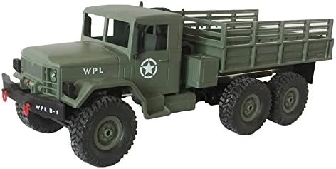 Jinger WPL 1:16 Remote Control Car,2.4Ghz Radio 6WD RC Car, with Rechargeable Batteries (Green)