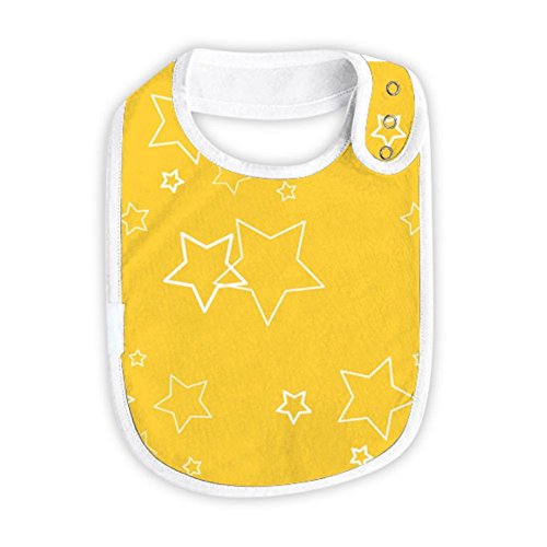 Baby Bibs Large Toddler Cotton Absorbent Snap Button Reflux Drool Teething Feeding Bib