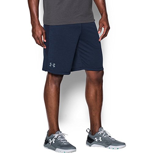Under Armour Men s Raid Printed 10" Shorts, Midnight Navy/Midnight Navy, Large