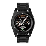 NO.1 G6 - Bluetooth Smart Watch Heart Rate Smartwatch ( Heart Rate Monitor, Pedometer, Sleep Monitor, Notifications, Sedentary Reminder, Search Device & Anti-lost for ios Android )