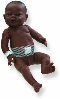 Doll Factory The Factory08.62307 Preemie Boy Doll with Diaper, Black