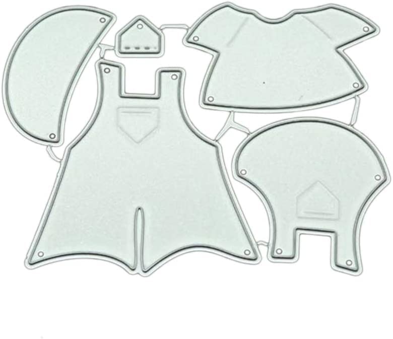 Cute Bear Clothes Cutting Dies for Card Making，Cutting Dies Cut Stencils for DIY Scrapbooking Photo Album Decorative Embossing Paper Dies for Card Making Templated