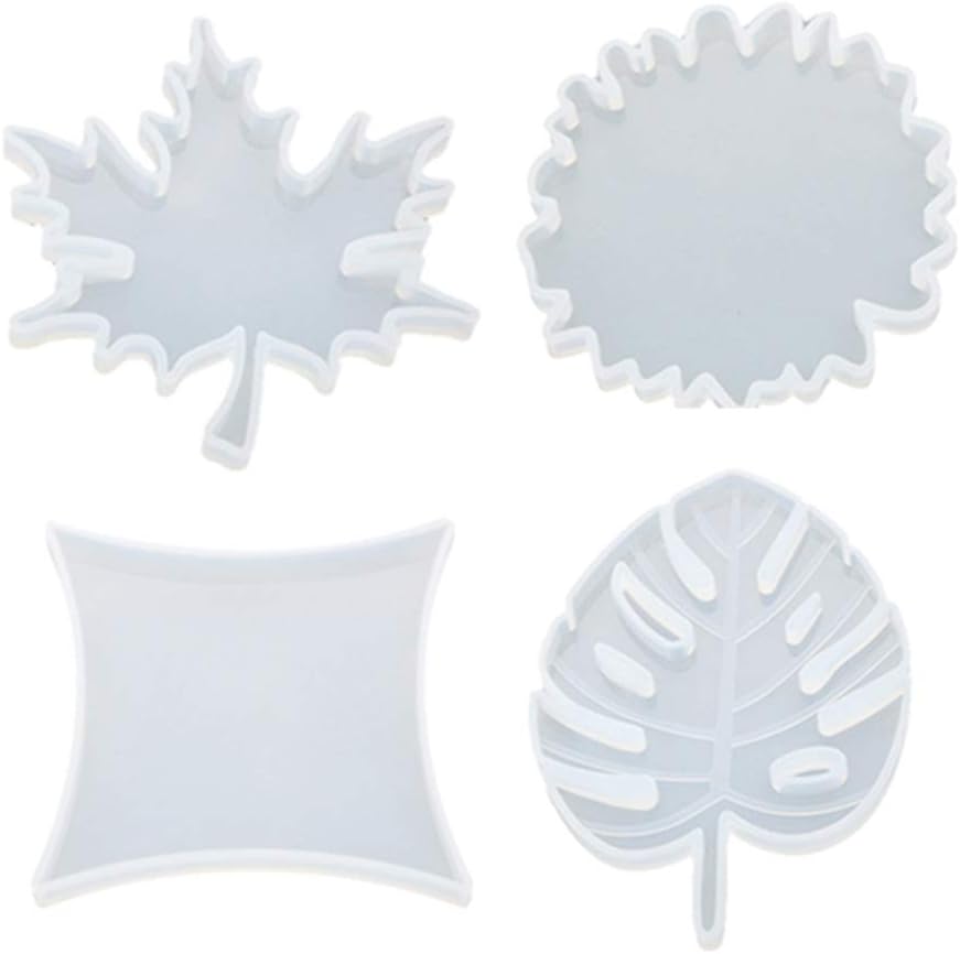 VAILANG DIY crystal silicone epoxy Resin mold coaster irregular set table coaster mold
