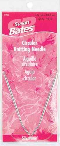 Silvalume Circular Knitting Needles 16"-Size 7/4.5mm