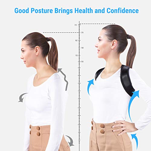 Back Posture Corrector, Atmoko Effective Back Brace for Men, Women and Teenagers, Adjustable Back Posture Corrector for Pain Relief of Shoulder, Back, Neck, Poor Posture Correction - Thumbnail 2