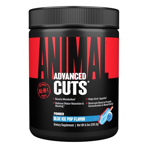 ANIMAL Cuts Pulver Ice Pop – All-in-One-Formel mit über 4.000 mg an Wirkstoffen pro Portion inkl. Koffein - Thermogenes Supplement zur Hilfe beim Gewi