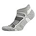Balega Ultralight Lightweight Performance No Show Athletic Running Socks for Men and Women (1 Pair), Grey/White, Large