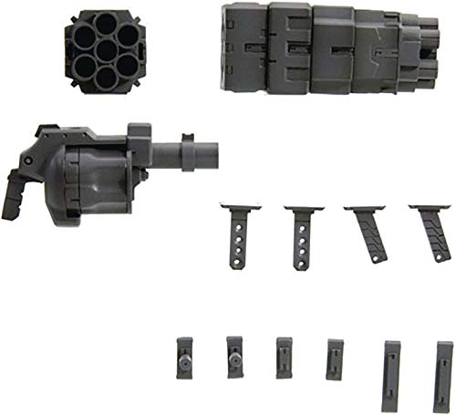 Kotobukiya Modeling Support Goods: Weapon Unit 22 Rocket Launcher & Revolver Launcher Model Kit Acessory, Multicolor
