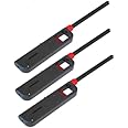 M.V. Trading GSL00020 Lighter for Kitchen Camping Grilling BBQ Home Adjustable Flame, 3 Pack