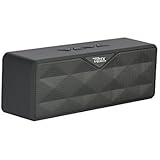 Liztek PSS-60 Portable Bluetooth Speaker with Microphone for Smartphones - Black