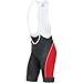 Gore Bike Wear Men's Power 3.0 Short+ Bibtights , Black/Splash Blue, Small