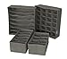 Sorbus® Set of 4 Foldable Drawer Dividers, Storage Boxes, Closet Organizers, Under Bed Organizer (Gray)