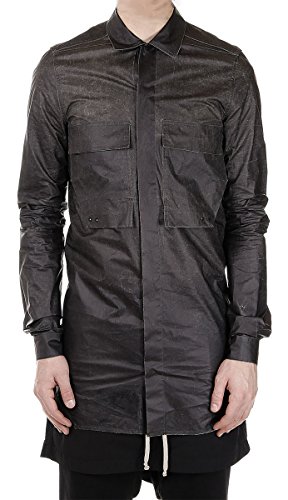 Rick owens vintage fabric  distressed field shirt (us 4…