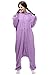 Sayadress Lovely Animal Cosplay Halloween Costumes Pajamas for Unisex Adults (M, Purple Espeon)