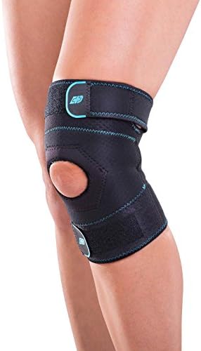 DonJoy Advantage Knee Sleeve for Sprains, Strains, Soreness, Stiffness - Neoprene with Terrycloth Lining for Comfort, Compression, Adjustable Upper, Lower Straps, Medium fits 14" - 15"