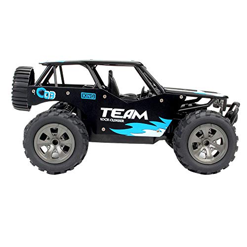 Ranoff 1:18 Remote Control Off Road RC RTR Four-Wheel Drive 2WD Racing Car Truck Off-Road Buggy Toys Toy Gifts (Black) - Thumbnail 3