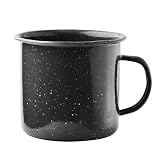 Asobu Happy Trails Classic Country Camper Coffee and Tea Mug (Black)