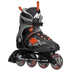 K2 Kinetic 80 Men's Inline Skates - Black/Red, 6.0