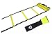 Pepup Sports Super Flat 10 Rungs Adjustable Speed Agility Ladder with Free Carry Bag, 13'