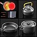 A.Uten Camping cookware for Outdoor Camping with Pots Pan Set for 2-3 Person Durable,Aluminum cookware Easy Carrythumb 4