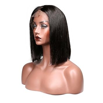 Amazon Com Vgte Human Hair Short Bob Wigs For Black Women