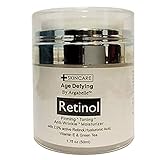 Argabelle Retinol Moisturizer Cream, Anti-aging & Anti-wrinkle for Face and Eye Area 1.7 Oz -,With 2.5% Active Retinol, Hyaluronic Acid, vitamin e and Green Tea. Night and Day Moisturizing Cream