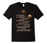 Men's Viking t shirt Valhalla Chant/prayer 2XL Black