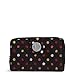Vera Bradley Women's Cotton Turnlock Wallet With RFID Protection, Havana Dots, One Size