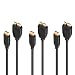CableCreation [3-Pack] USB-C to Micro USB 3.0 Cable Compatible WD External Hard Drive, Galaxy S5 Note 3, HDD and More (1ft, Black) primary