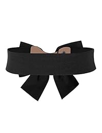 MUXXN - Cinturón elástico para mujer, diseño de lazo