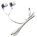 TFD Supplies Wholesale Bulk Earbuds Headphones 100 Pack for iPhone, Android, MP3 Player - Mixed Colors