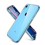 AINOPE Clear iPhone XR Case 6.1 inch,Soft & Flexible TPU Ultra-Thin Shockproof 4 Corners Bumper Transparent Hard Back Cover, Cases Drop Protection for iPhone 10R 2018-(Crystal Clear)