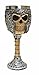 Bellaa 21015 Skull Wine Goblet Chalice, Ossuary Skeleton Drinking Cup