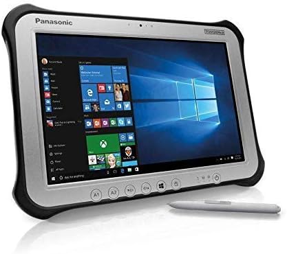 Panasonic Toughpad FZ-G1, Intel Core i5-4310U @2.0GHz, 8GB, 256GB SSD, 10.1″ WUXGA Multi Touch + Digitizer, WiFi, Bluetooth, Webcam, Rear Cam, Windows 10 Pro, 4G LTE, Dedicated GPS (Renewed)