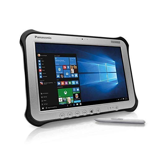 Panasonic Toughpad FZ-G1, Intel Core i5-4310U @2.0GHz, 8GB, 256GB SSD, 10.1" WUXGA Multi Touch + Digitizer, WiFi, Bluetooth, Webcam, Rear Cam, Windows 10 Pro, 4G LTE, Dedicated GPS (Renewed)