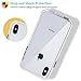 MATEPROX iPhone Xs Case iPhone X Case Clear Hybrid TPU Hard Cover with Thin Shockproof Bumper Protective Case for iPhone Xs/X 5.8'' (Clear White)