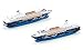 Siku 1726 - Ship 1, Vehicles, Blue/White